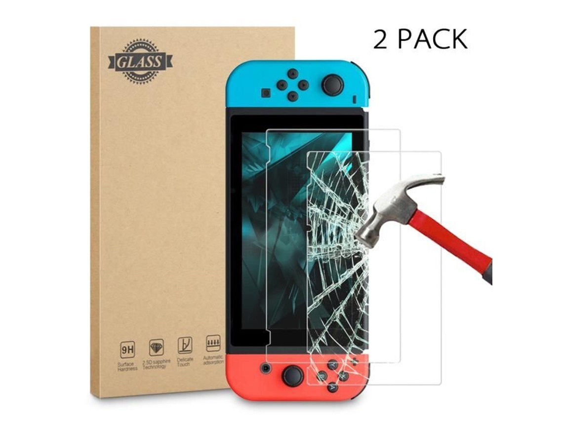 2 Unidades Película De Vidro Temperado Para Tela Compatível Com Nintendo Switch, 2017