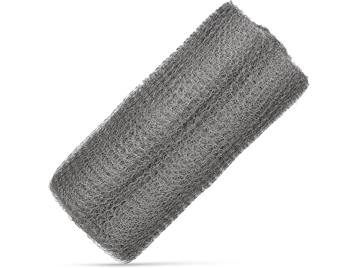 Tela Metálica Fina De Aço Inoxidável Para Ventilação, Filtro E À Prova De Roedores Para Garagem, Casa E Oficina, Fácil