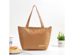 Lurelia Bolsa Térmica Para Almoço E Piquenique Isolado Sacola De De Papel Kraft Reutilizável Isolada Para Lanche Refrigerador V408