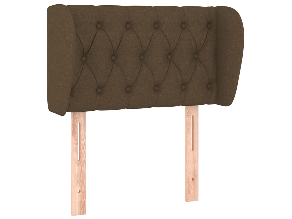 Headboard, Headboards Vidaxl Marrom Tecido (83 X 23 X 78/88 Cm)