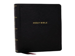 Livro KJV Personal Size Large Print End-of-Verse Reference Bible Black Leathersoft Red Letter Comfort Print de Thomas Nelson (Inglês)