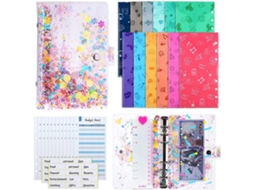 W Lovnest Organizador De Lantejoulas Com Sistema Envelopes Dinheiro, Bolsos Pasta, Planilhas De Orçamento E