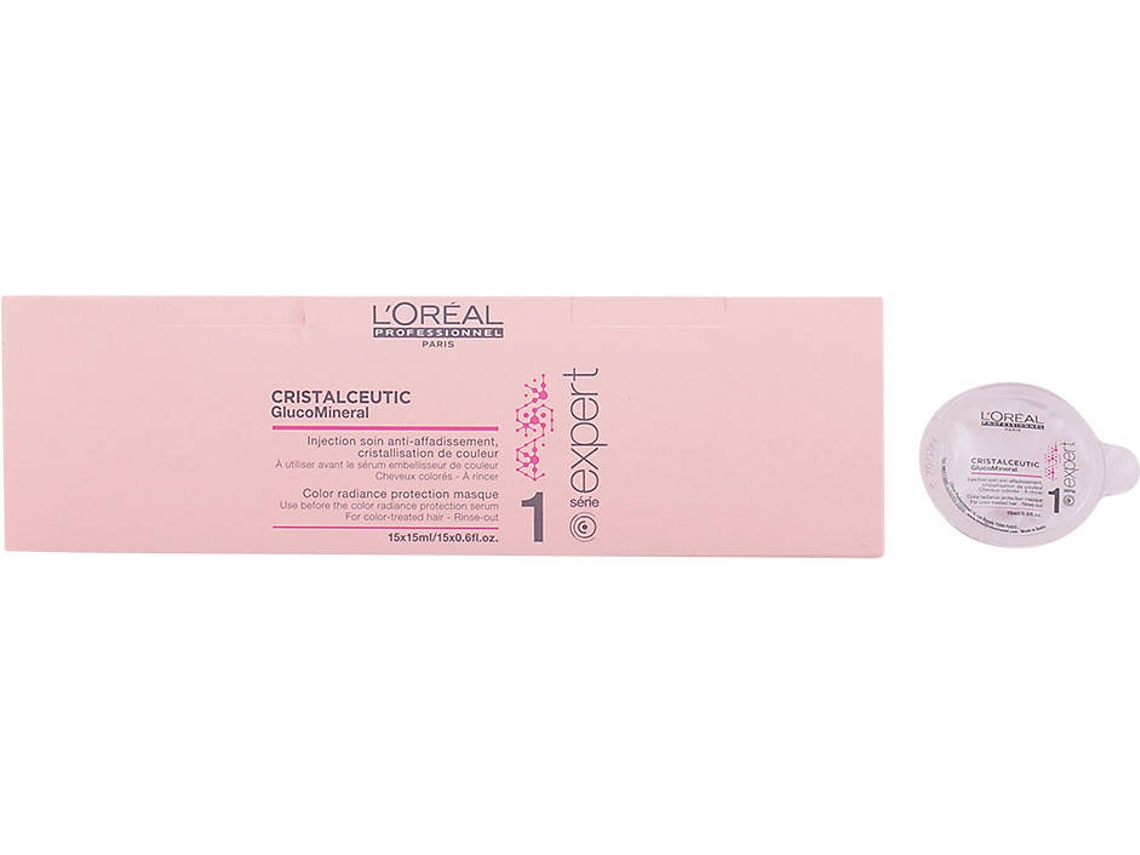 Máscara para o Cabelo L'ORÉAL PARIS PROFESSIONNEL Vitamino Cor  A-Ox Cristalceutic Mask (15 x 15 ml)