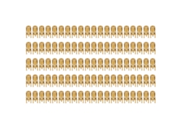 100pcs Adaptador de Cabo Coaxial Rf Fêmea Conector Base | S/MARCA