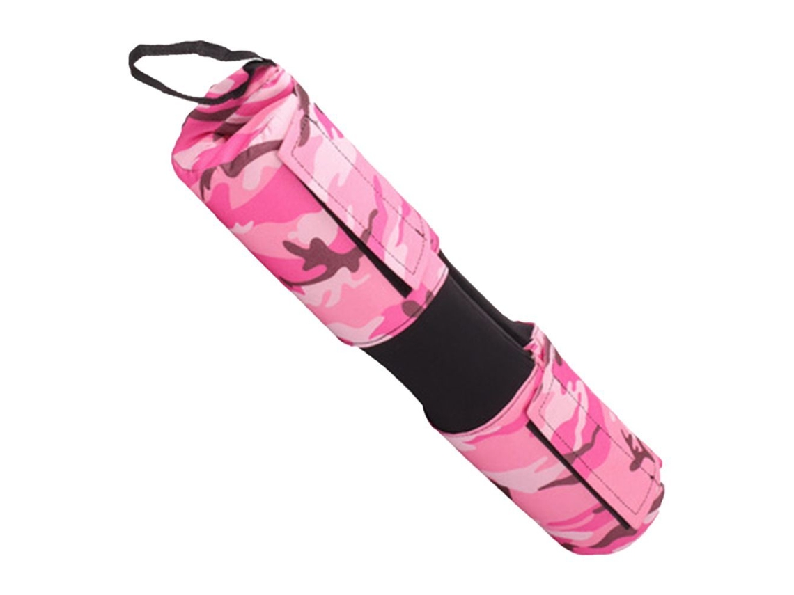 Almofada de ginástica com suporte para o pescoço e capa de espuma rosa Brilvibera