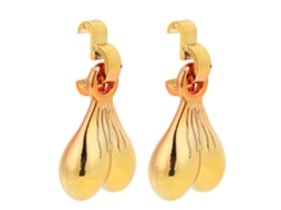 Chave Decorativa para Sapatos Dourado Gradiente