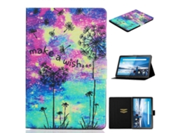 Capa De Couro Com Aba Horizontal E Desenho Colorido Para Lenovo Tab M10 Tb-x605f / X505, Com Suporte E Compartimento Para Cartão.