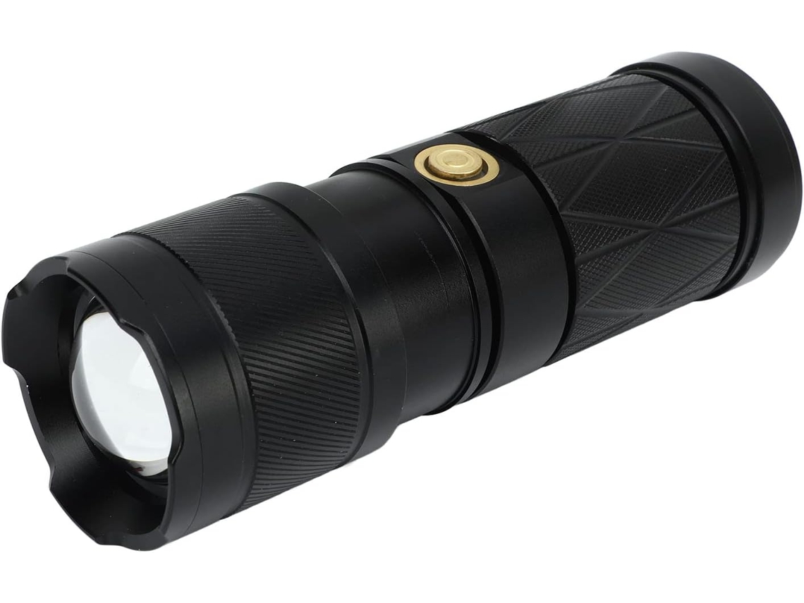 Lanterna Mini Led Yctze, Alta Luminosidade 800lm, Recarregável Via Usb, Telescópica E Resistente À Água Ipx4, Ideal Para