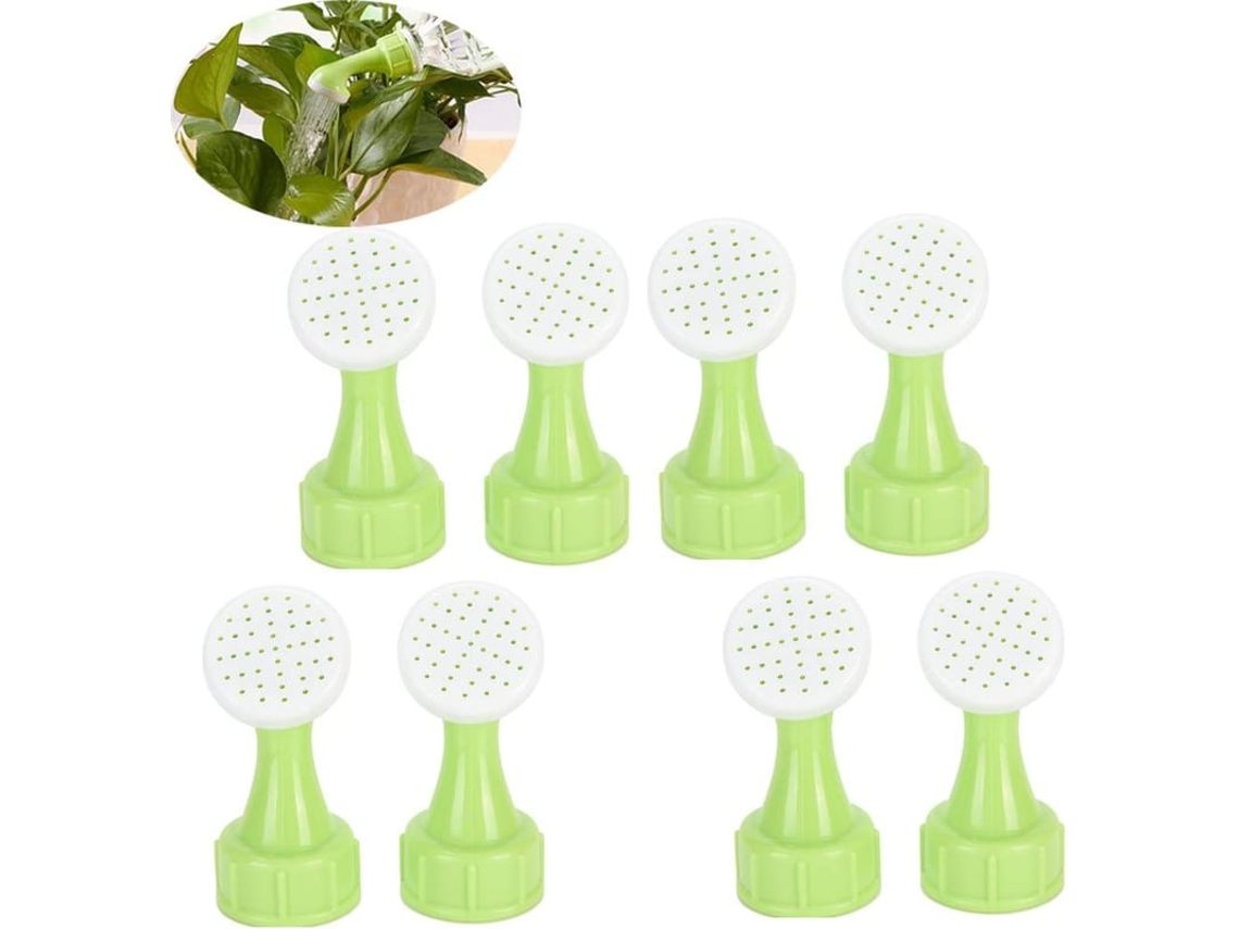 8 Peças Bico De Rega Portátil Para Garrafas Tampa De Plástico Ferramenta Jardim Regador Sprinkler