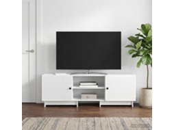 Vidaxl Gabinete para Tv Branco 150 X 31 X 50 Cm Madeira Engenheirada