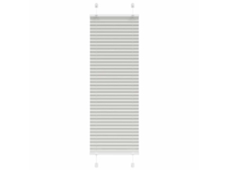 Vidaxl Cinzento Luz Plissada Cega 45x100 Cm Largura Tecido 44,4 Cm