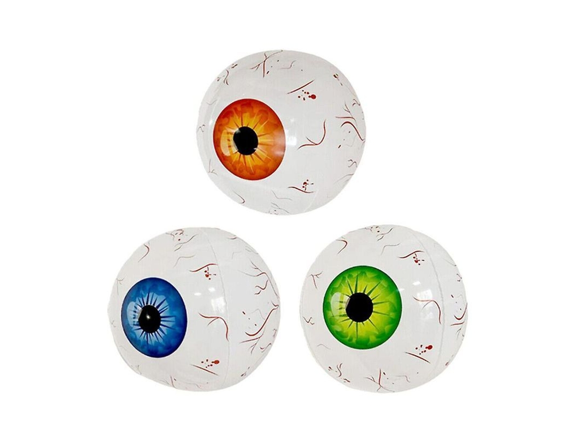 Globo De Ojo De Aluminio Para Halloween Decoración De Fiesta Y Casa Embrujada 3 Peças