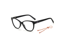 Armação de óculos feminina Missoni Mmi-0075-807f315 (preta - acetato - Ø 53 mm)