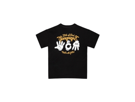 T-shirt De Homem 5tate Of Mind Gang Signs Algodão Preto (xl)