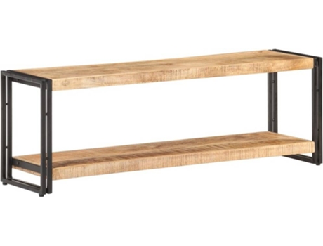 Móvel de TV  Madeira De Mangueira Áspera (120x30x40 cm)