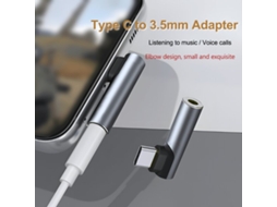 Adaptador Usb C Para Conector De Fone De Ouvido De 3,5 Mm, Design Cotovelovayotoy
