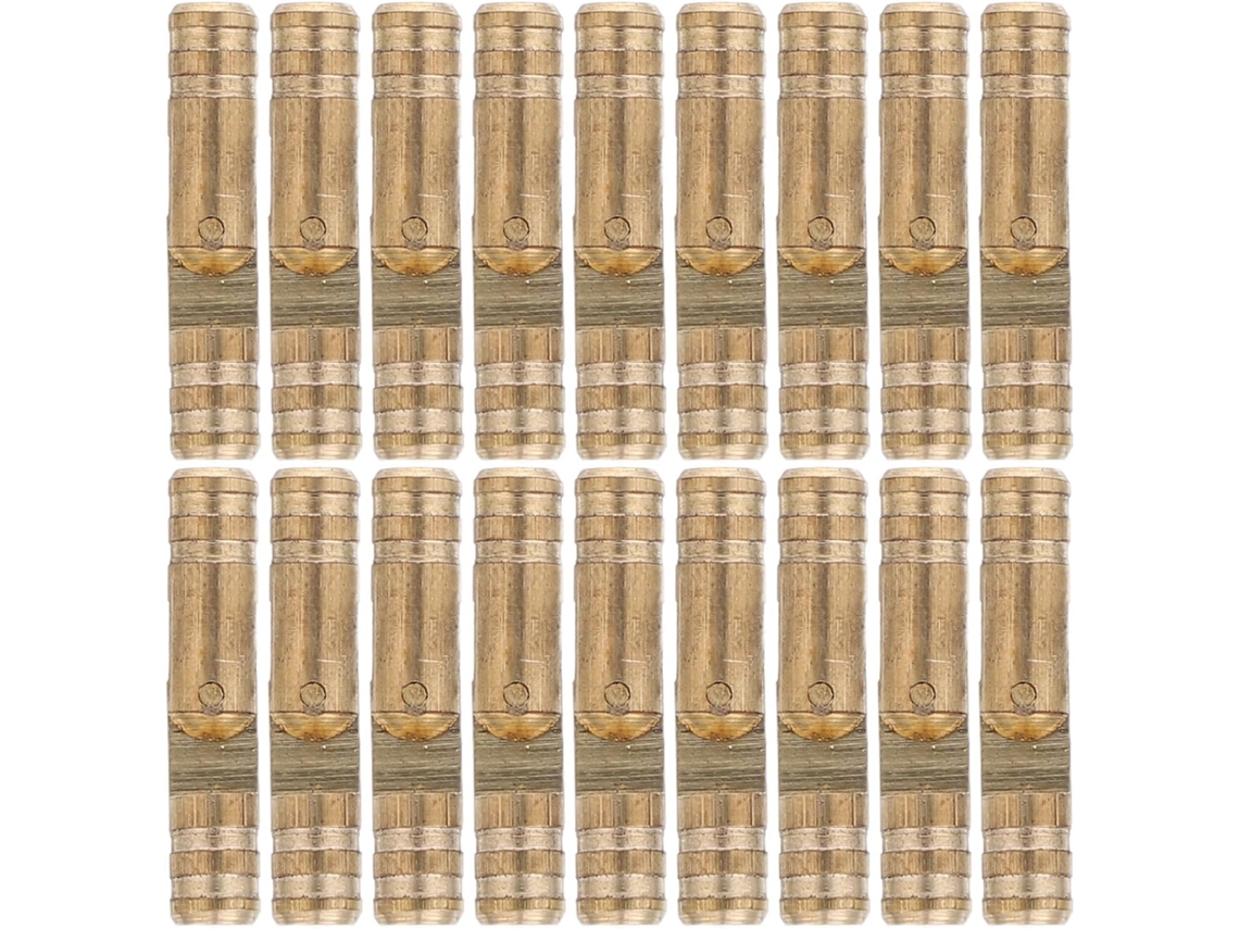 20 Dobradiças Cilíndricas Pequenas De Latão, Invisíveis E Embutidas, Para Portas De Armários E Caixas Joias