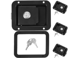 Conjunto De 4 Fechaduras Tofficu Para Portas Trailers, Fechaduras Compactas Para Painéis, Fáceis De Instalar