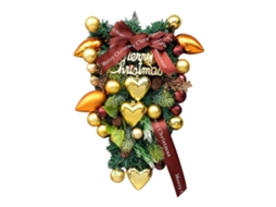 Decoração De Natal Com Árvore Invertida E Bolas Da Laxiscreed Para Paredes E Ambientes Festivos