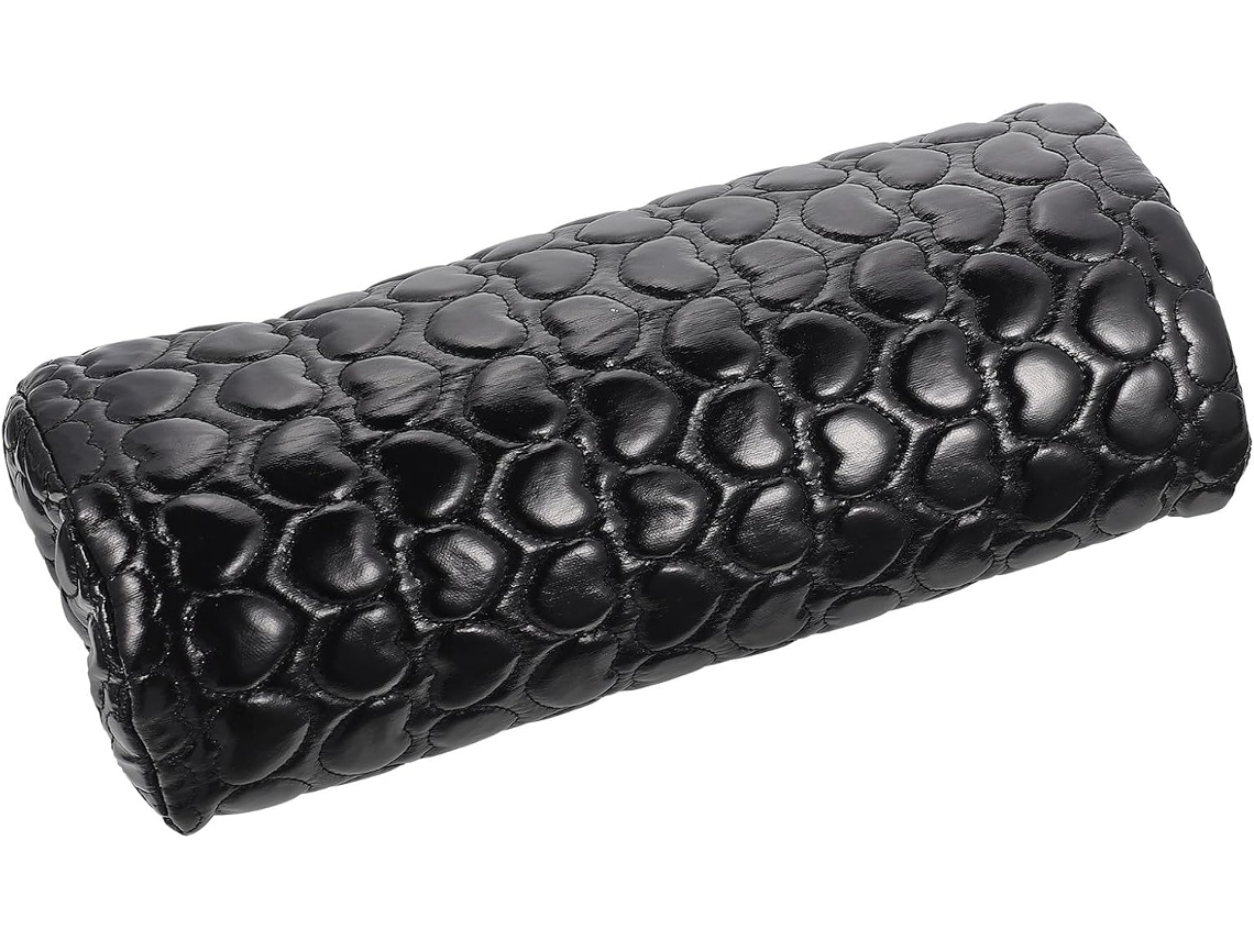 Almofada de manicure masculina em marrom e algodão.