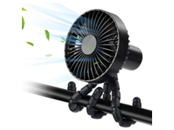 Ventilador Usb Silencioso para Carrinhos de Bebê BRILVIBERA