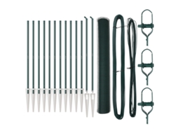 Conjunto 1 Cerca Externa Vidaxl Verde Aço (25 X 1,4 M)
