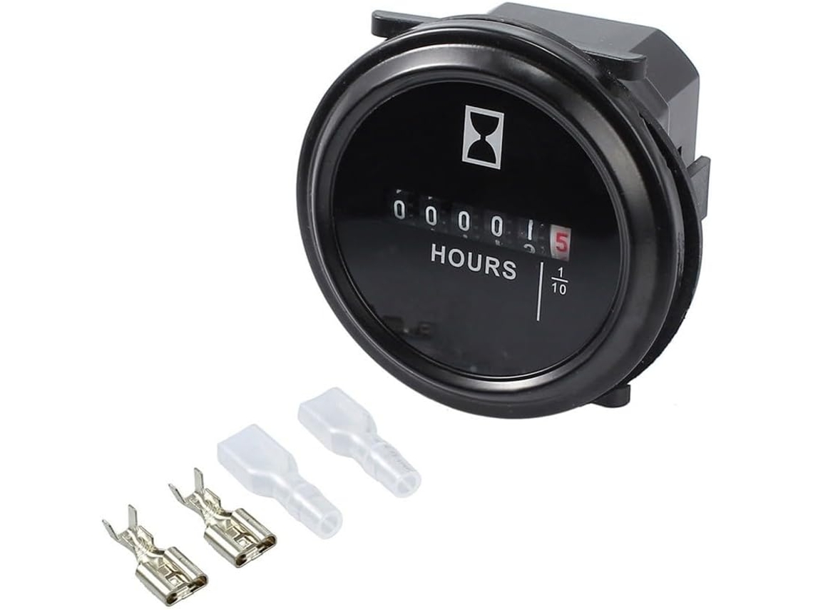 Contador De Horas Digital Ac Dc 6-80v 9 Para Barcos Carros Caminhões