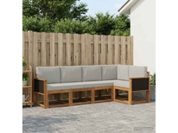 Vidaxl Conjunto De Sofás Para Exterior 5 Unid. Poliéster