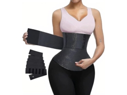 2026 cinto Ajustável para Redução de Gordura Abdominal Inferior para Mulher Plus Size com Velcro Respirável e Elástico