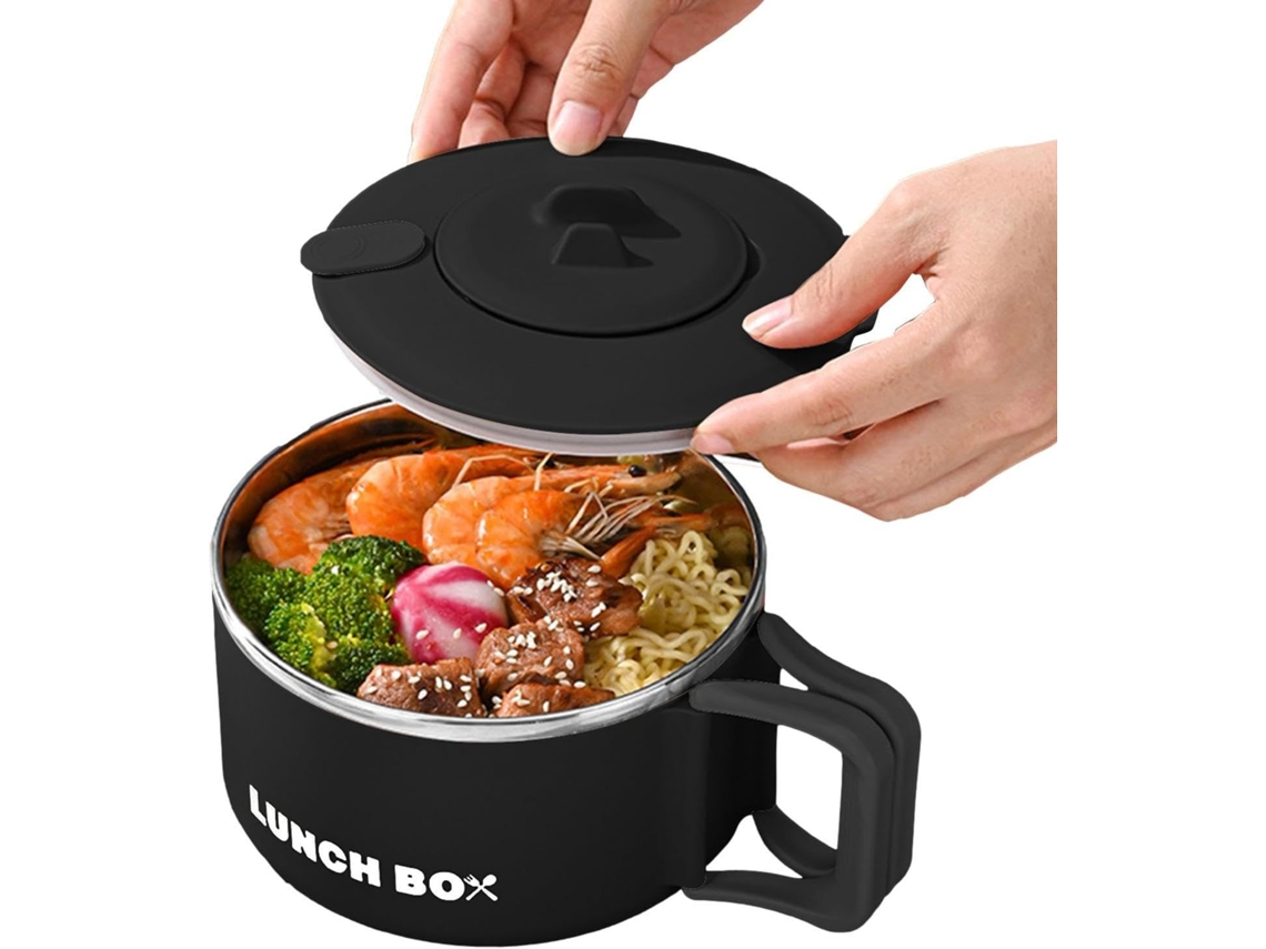 Tigela Para Macarrão Instantâneo - 1200 Ml - Copo/tigela Multifuncional Para Sopa