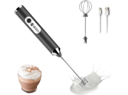 Espumador De Leite Portátil Recarregável Via Usb Para Café, Cappuccino, Chocolate Quente