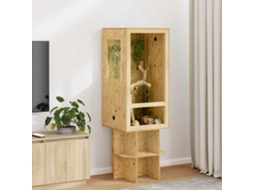 Vidaxl Terrário Castanho 50 X 50 X 100 Cm Osb