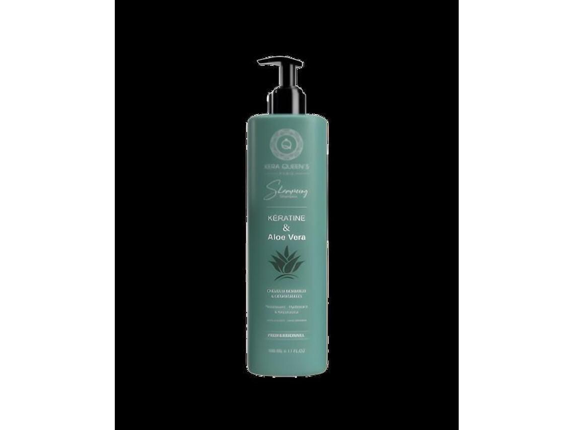 Shampoo Kera Queen'S Aloe Vera e Queratina 500Ml Nutritivo e Fortalecedor para Todos Os Tipos de Cabelo