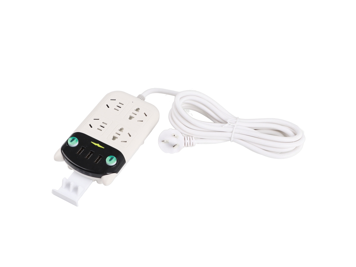 Laxiscreed Tomada Multifuncional Com Usb E Proteção Contra Fogo Para Casa E Escritório