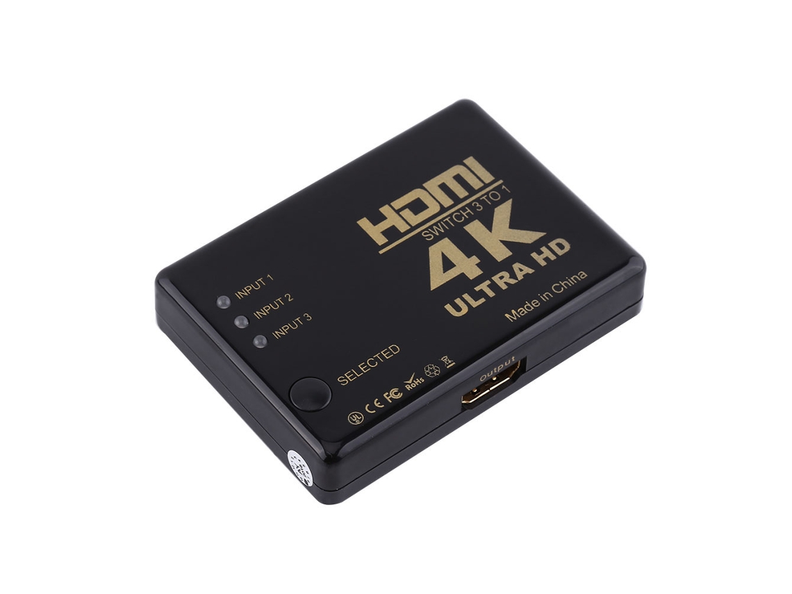 Switch Hdmi (seleção 3 Portas, 4k Ultra Hd)