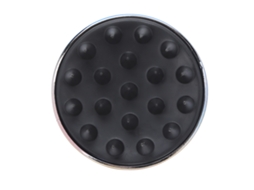 Escova de silicone 2026 para massagem e esfoliação capilar, ideal para lavar ou modelar o cabelo com efeito degradê.