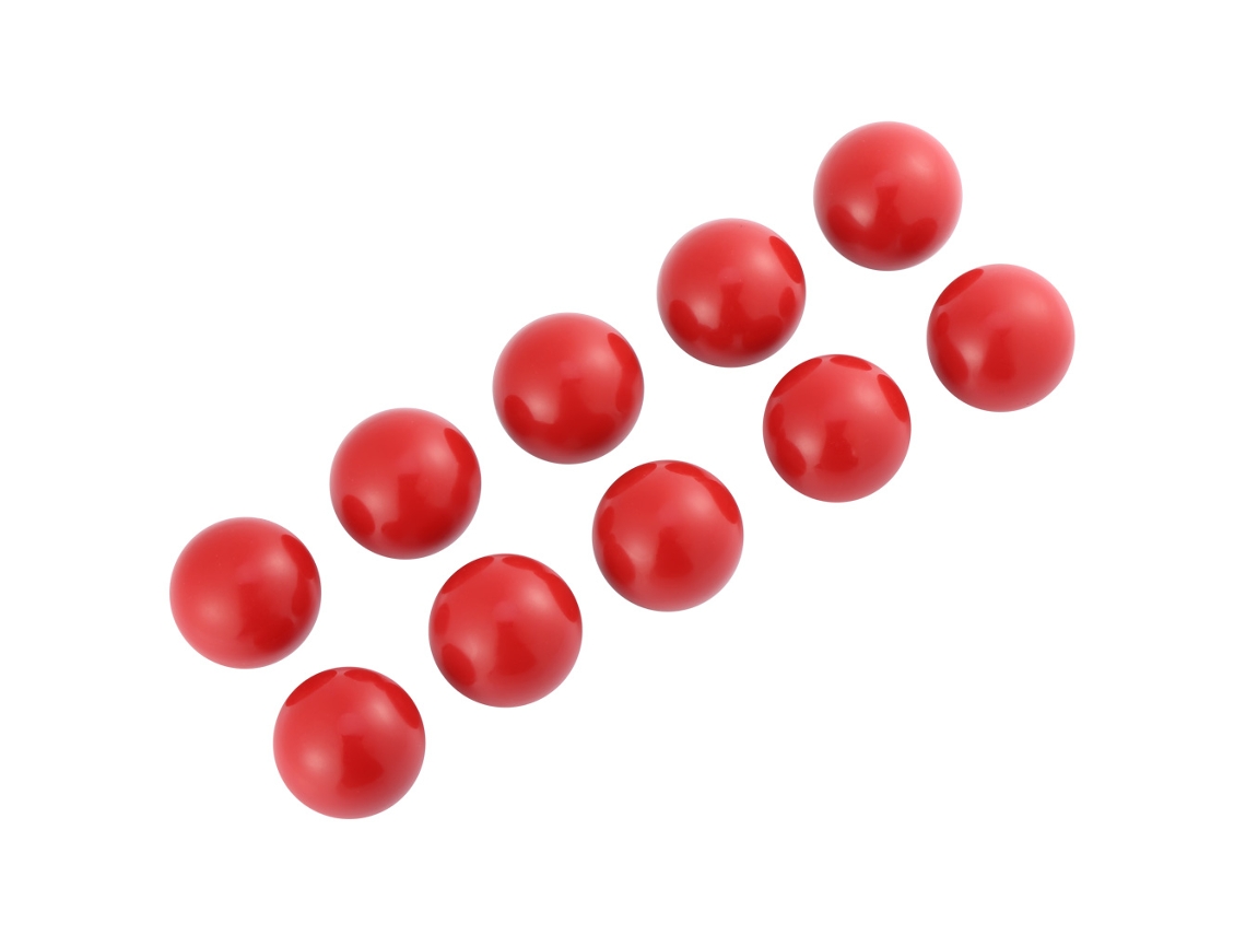 10pcs Manopla Redonda Plástica Am8*25