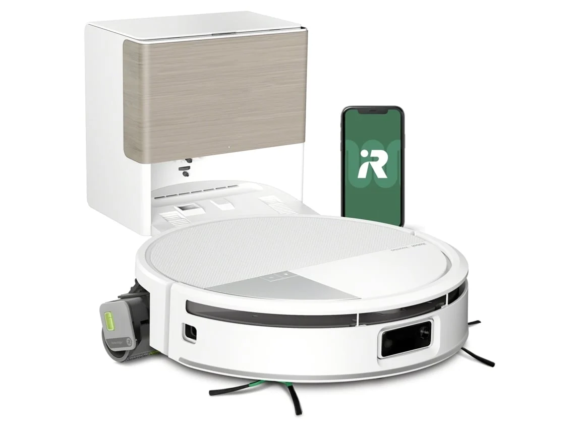 Aspirador Robô IROBOT Roomba Max 705 Combo + Base Autowash (Outlet Grade A - Autonomia 180 min - 2500 ml - Branco)