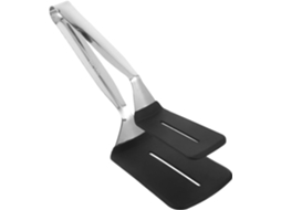 Pinça Para Churrasco Em Aço Inoxidável 304, Resistente A Altas Temperaturas, Com Cabeça De Silicone Antiderrapante Para