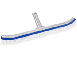 Escova de Limpeza AQUAFORGE 45 cm alumínio para piscina paredes fundo degraus e azulejos uso manual em spas lagos fontes e banheiras
