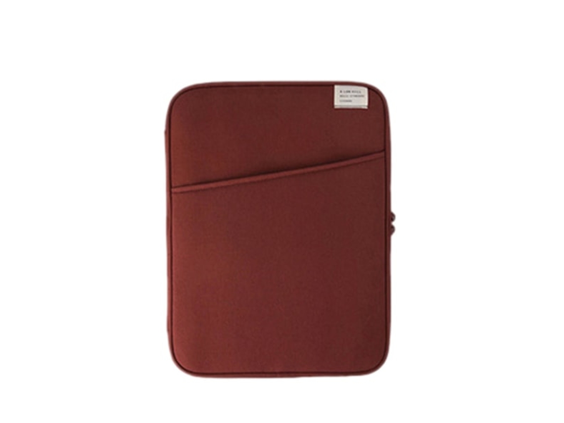 Capa protetora para tablet Aquaforge de 11 polegadas, cor vinho, com forro, para MacBook, iPad e laptops