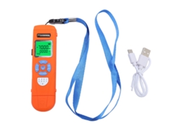Medidor de Potência Óptica 70 a +10dbm 850 1650nm com Teste Rj45 e Bateria Recarregável Usb C YURU