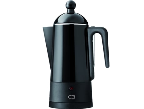 Percolador Design Aço Preto 6Kp C3