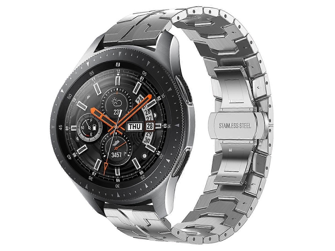 Pulseira De Metal Resistente Em Aço Inoxidável Para Samsung Galaxy Watch 46mm