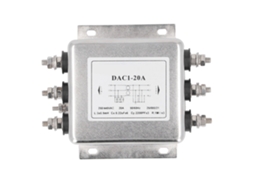Filtro de Emi de Potência Trifásico 3 Fios Supressor de Ruído AC 250v 440v