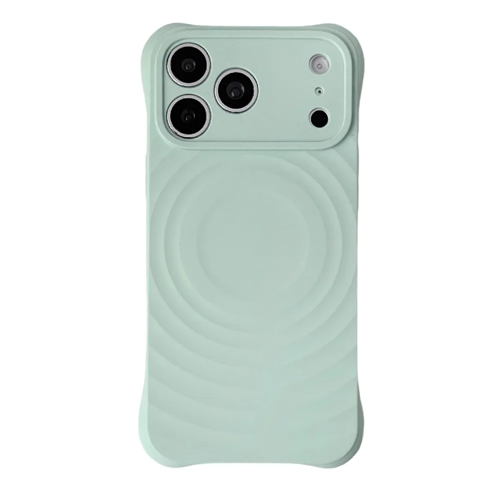 (verde Claro, Iphone 16 Pro Max) Capa Para Celular Com Carregamento Magnético, Feita De Silicone Líquido, Capa Protetora À Prova De Quedas.