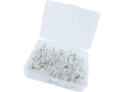 100-Tachinhas Transparentes para Caixa de Avisos, Cortiça Tachinhas para Mesa, para Exibição de Avisos e Imagens