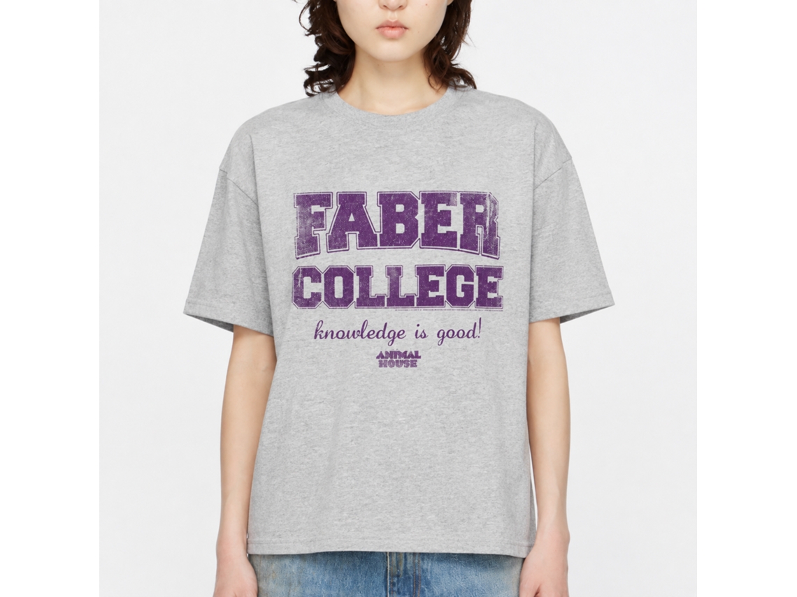 Rockinstone Animal House Movie Purp Heather Gray Adult T-shirt Size:xxl