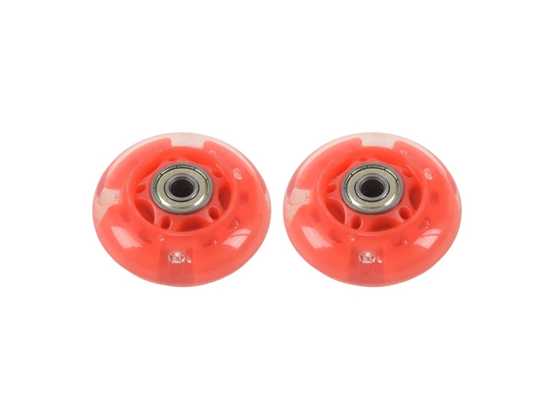 Bolsa Para Patins Roller Board, Rodas Vermelhas De 64 Mm X 24 Mm, Para Uma Experiência De Patinação Mais Rápida E Suave, Desempenho Confiável Com Rola