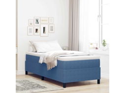 Vidaxl Estrado De Cama Plataforma Azul 100 X 200 Cm